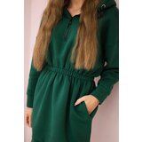 Kesi Insulated dress with hood dark green | ePonuda.com