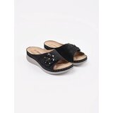 Shelvt Black women's flip-flops with a thick sole | shoptok.hr