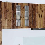 vidaXL Zidni kuhinjski ormarić s policom Staro drvo 60 x 31 x 80 cm | shoptok.hr