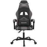  Igraća stolica crno-siva od umjetne kože | shoptok.hr