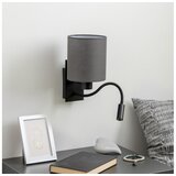  Brilagi - LED zidna svetiljka NUBILA 1xE27/25W/230V + LED/3W crna/antracit | Eponuda.com