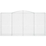  Lučne gabionske košare 2 kom 400x50x200/220cm pocinčano željezo | shoptok.hr
