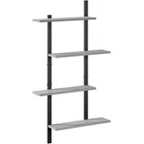  Zidna polica Siva Sonoma 61 x 13.5 x 105.5 cm Prerađeno drvo | shoptok.hr