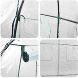  Staklenik s okvirom 160 x 200 x 192,5 cm PVC *Transparent*an | shoptok.hr