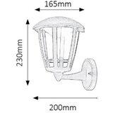 Rabalux sorrento spoljna zidna lampa LED8W crna IP44 spoljna rasveta | ePonuda.com