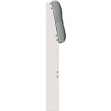vidaXL Tapecirani uzglavlje Svijetlo siva 200 cm Čvrsto borovo drvo | shoptok.hr