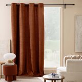 Douceur d intérieur Zavjesa od boucle tkanine boja terakote 140x260 cm Winona – | shoptok.hr