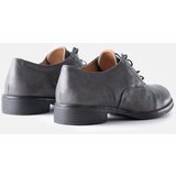 Gemre Burdett Gray Faux Leather Derby Shoes - Lace-Up Cijene