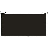  Jastuk za sjedalo SOEST 100% poliester Crna 120 x 60 x 15 cm - Crna 120 x 60 x 15 cm Melange | shoptok.hr