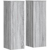  Stalci za biljke 2 kom siva boja hrasta 33 x 33 x 100 cm drveni | shoptok.hr