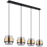 Lesnina-XXXL Okrugla viseća svjetiljka (60 W, D x Š x V: 1.110 x 180 x 1.200 mm, E27, Broj žarulja: 4 Kom.) | shoptok.hr