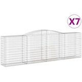 Lučne gabionske košare 7 kom 400x50x120/140cm pocinčano željezo | Eponuda.com