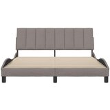  Posteljni okvir brez vzmetnice taupe 160x200 cm blago | Shoptok.si