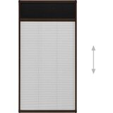  Plise komarnik za okna aluminij rjav 80x160 cm | Shoptok.si