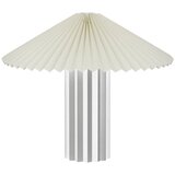 Blomus Bijela/u srebrnoj boji stolna lampa s mogućnosti zatamnjivanja s tekstilnim sjenilom (visina 36 cm) Taite – Cijene