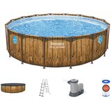 Bestway bazenski set Wood (488x122cm) | shoptok.hr