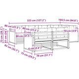  Set vanjskih sofa s jastukom 7 pcs | shoptok.hr