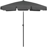  Suncobran za plažu antracit 180 x 120 cm | shoptok.hr