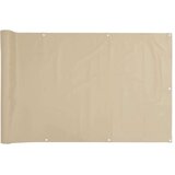 vidaXL Balkonsko Platno Oksford Tekstil 90x400 cm Bež Barve | Shoptok.si