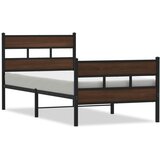 Maison Chic Posteljni okvir - Enojna postelja - Postelja za odrasle brez vzmetnice z vzglavjem/vznožjem 90x190 cm-J8277, (21774753) | Shoptok.si