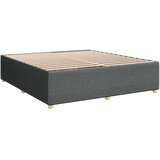  LED okvir za krevet s madracem Tamnosiva 160 x 200 cm Tkanina | shoptok.hr