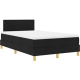 Box Spring Krevet s madracem Crni 120x200 cm Tkanina | shoptok.hr
