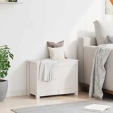  Kutija za pohranu bijela 60x32x45,5 cm od masivne borovine | shoptok.hr