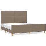 Maison Chic Posteljni okvir - Dvoposteljna postelja - Zakonska postelja brez vzmetnice taupe 160x200 cm blago-J4218, (21760890) Cene