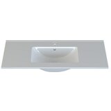 CAMARGUE Espacio Vgradni umivalnik Plan (100 x 46 cm, Keramika, Bele barve) | Shoptok.si