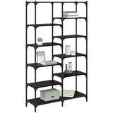  Polica Crni hrast 100 x 32 x 170 cm Konstruirano drvo | shoptok.hr