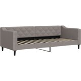  Dnevni krevet na razvlačenje smeđesivi 80 x 200 cm od tkanine | shoptok.hr