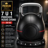  Podesivo rusko zvono 2 - 20 kg | Podesivi kettlebell teg | Eponuda.com