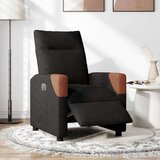 vidaXL Električni naslanjač črno blago | Shoptok.si