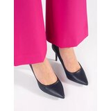 Shelvt Navy blue stiletto pumps | ePonuda.com