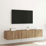 TV omarice z LED lučmi 2 kosa Artisan Oreh 80x35x31 cm | Shoptok.si