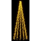  LED božićno drvce 385 cm 2460 LED lampica Topla bijela Čelik - 385 cm | shoptok.hr