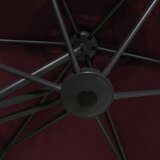 Vrtni suncobran s čeličnim stupom 300 cm bordo | Eponuda.ba