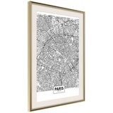  Poster - City Map: Paris 30x45 | shoptok.hr