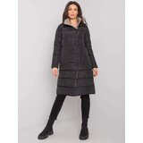 Fashion Hunters Black Alabama quilted winter jacket Cene