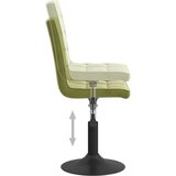 vidaXL Vrtljivi jedilni stoli 4 kosi svetlo zelen žamet, (20945122) | Shoptok.si