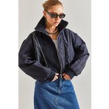 Bianco Lucci Women's Zippered Bomber Coat | Shoptok.si