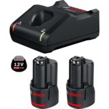 Bosch 2 x akumulator GBA 12V 2,0 Ah + punjač GAL 12V-40, starter set | ePonuda.com