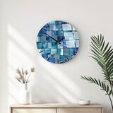 Wallity zidni sat Huhu337, 40 cm, Plavi | ePonuda.com