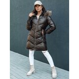 DStreet Kurtka zimowa damska pikowana LAGOON mokka | shoptok.hr