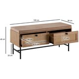MID.YOU Garderobna Klop Sonoma, Videz Hrasta | Shoptok.si