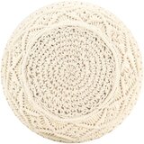  Ručno rađeni tabure s makrameom 45 x 30 cm pamučni | shoptok.hr