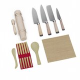 Klarstein Shibui komplet nožev za sushi | 15 kosov | 4 noži s praktičnimi dodatki | Shoptok.si