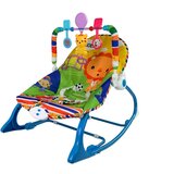 Lean_Toys Otroški Ležalnik z vibracijami za dojenčka TIGER Cradle Rocker | Shoptok.si