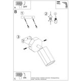  Stenska svetilka ZEKE hrast, (21626750) | Shoptok.si