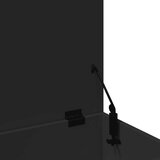  Kutija za pohranu crna 100x42x46 cm od konstruiranog drva | shoptok.hr